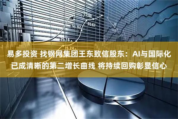 易多投资 找钢网集团王东致信股东：AI与国际化已成清晰的第二增长曲线 将持续回购彰显信心